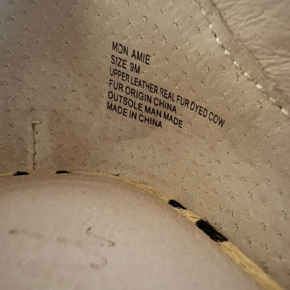 Matisse Mon Amie Calf Hair Slip On Oxfords - Picture 7 of 7